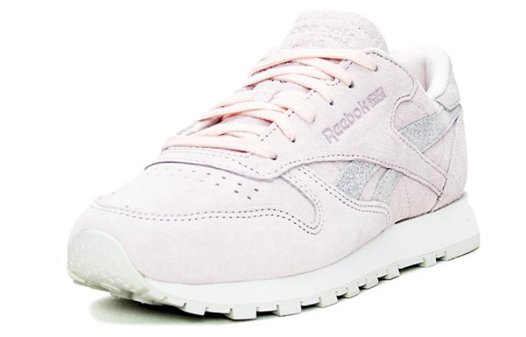 Order (W) Reebok CL Leather 'Shimmer Light Pink' Wanita BS9865