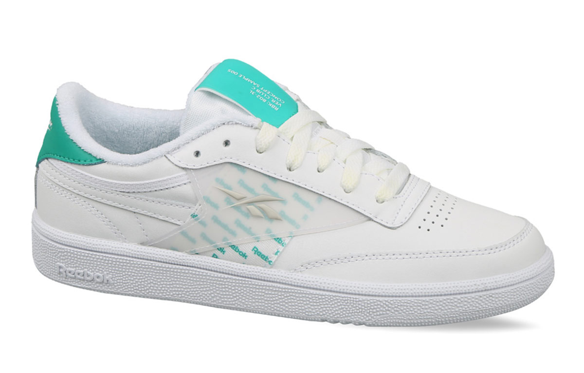 Lookbook (W) Reebok Classic Club C 85 MU ''Wit Groen'' FU6868