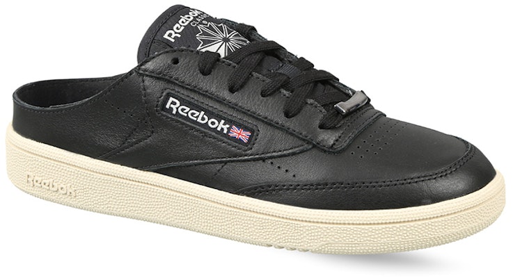 Reebok 經典款 Club C 85 女鞋 黑色 平底便鞋 Lookbook Reebok 經典款 Club C 85 女鞋 黑色 平底便鞋