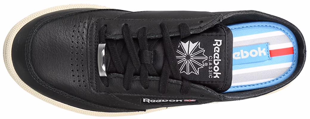 Reebok 經典款 Club C 85 女鞋 黑色 平底便鞋 Shop Reebok 經典款 Club C 85 女鞋 黑色 平底便鞋