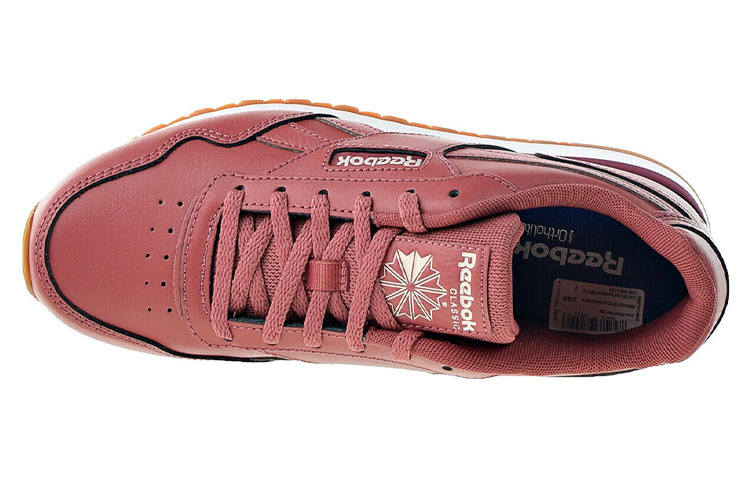 Shop Reebok 經典 Harman Run 輕便透氣 低筒休閒跑步鞋 女款 豆沙色