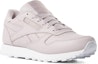 Lookbook (W) Reebok Classic Leather 'Ashen Lilac' dalam Warna Ungu Lembut. DV3726