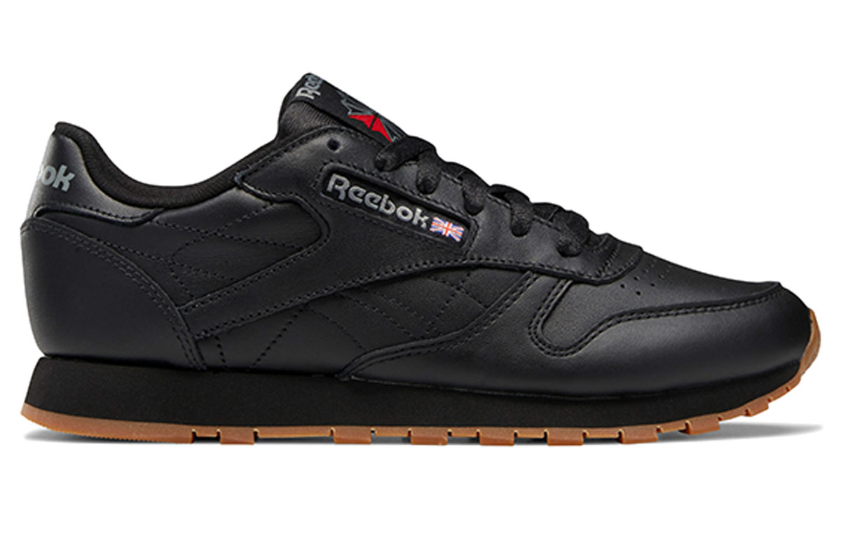 Order (女) Reebok 經典皮革運動鞋 '黑色' 49802