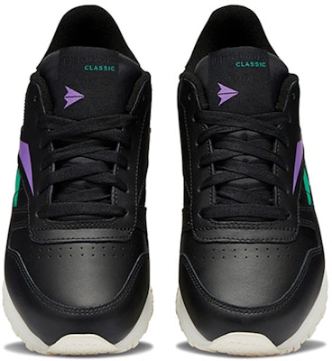 (W) 锐步经典皮革 黑绿色紫色款 EF8237 Purchase (W) 锐步经典皮革 黑绿色紫色款 EF8237