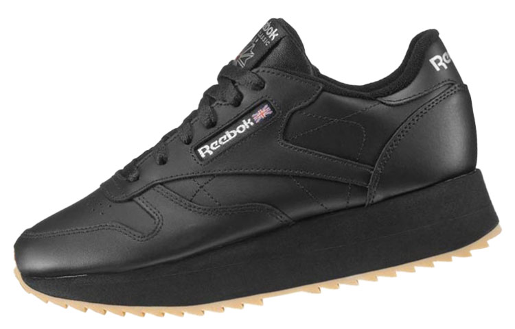 (W) Reebok Classic Leather 'Black Beige' 圖 3