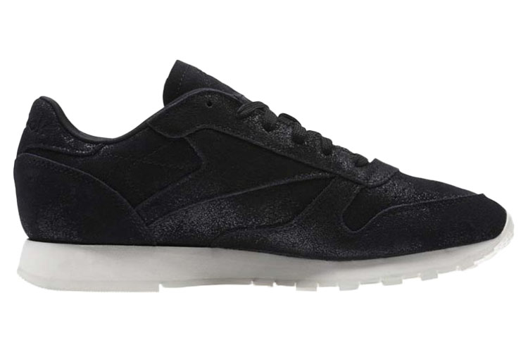 (W) Reebok Classic Leather 'Black Low-Top' 圖 2
