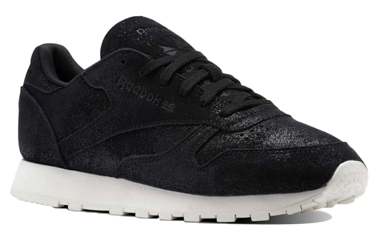 (W) Reebok Classic Leather 'Black Low-Top' 圖 4