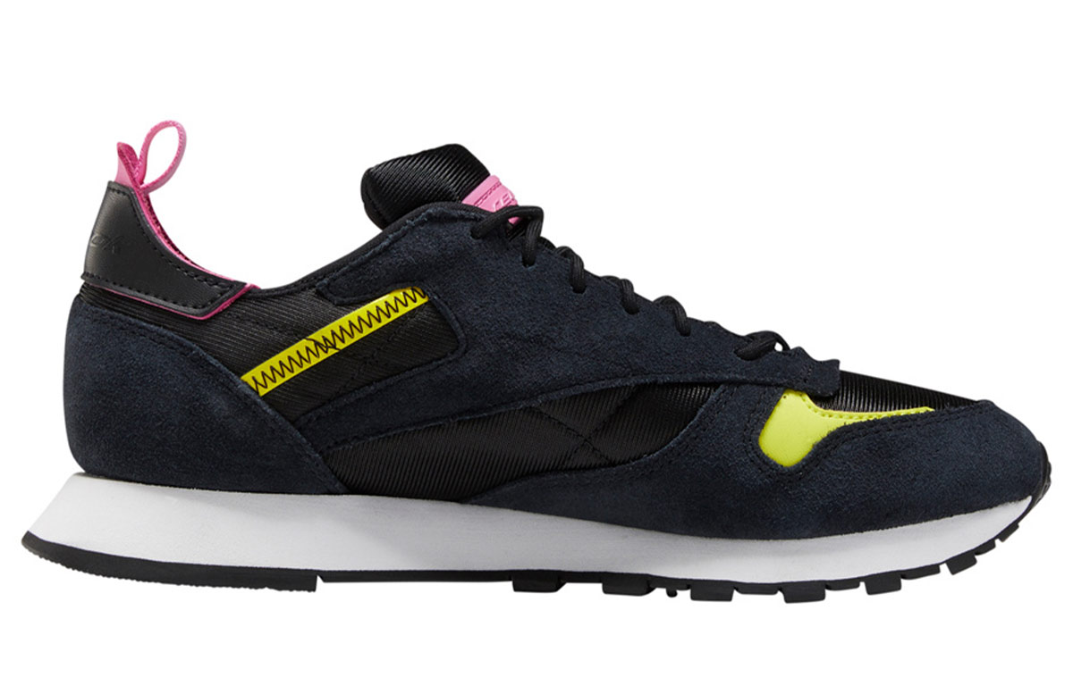 (W) Reebok Classic Leather 'Black Pink' 圖 2