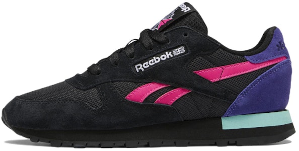 (W) Reebok Classic Leather 'Negro Rosa Orgulloso Morado Intenso' GX7098 Buy (W) Reebok Classic Leather 'Negro Rosa Orgulloso Morado Intenso' GX7098
