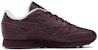 (W) Reebok Classic Leather 'Burgundy' Merah Gelap FU7776