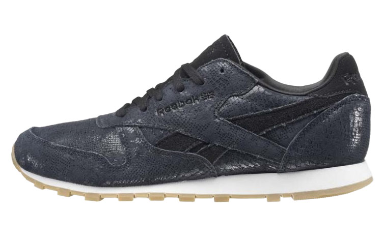 Buy Reebok Classic Leather 舒適減震 低筒運動鞋 女款 灰黑