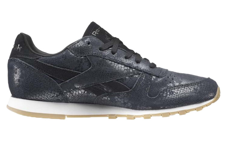 (W) Reebok Classic Leather 'CMFT Shock-Absorbing Low Top Grey Black' 圖 2
