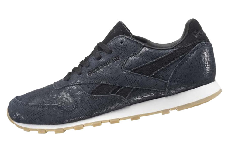 (W) Reebok Classic Leather 'CMFT Shock-Absorbing Low Top Grey Black' 圖 3