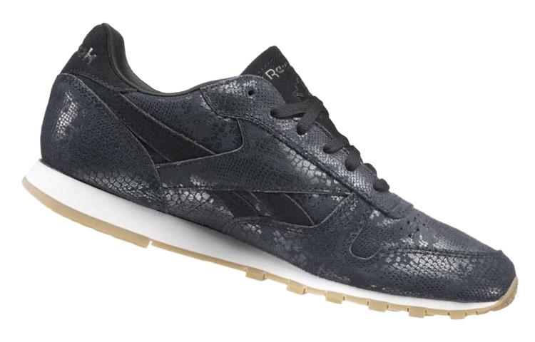(W) Reebok Classic Leather 'CMFT Shock-Absorbing Low Top Grey Black' 圖 4