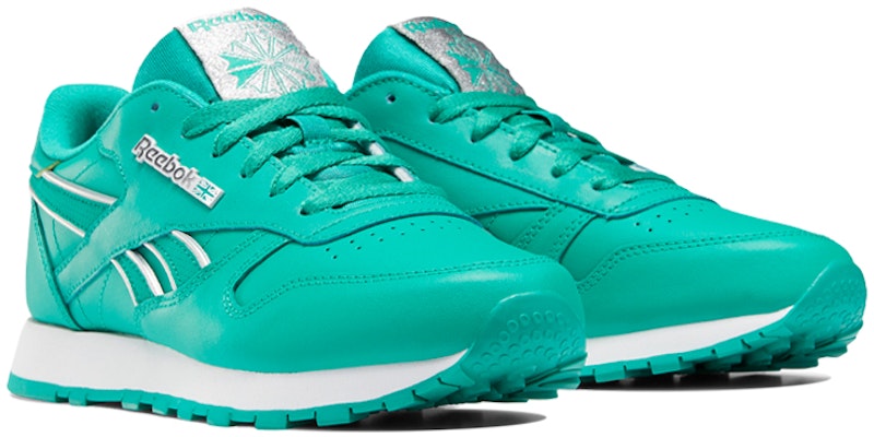 (W) Reebok Classic Leather 'Emerald' Hijau Zamrud EG5858 Lookbook (W) Reebok Classic Leather 'Emerald' Hijau Zamrud EG5858