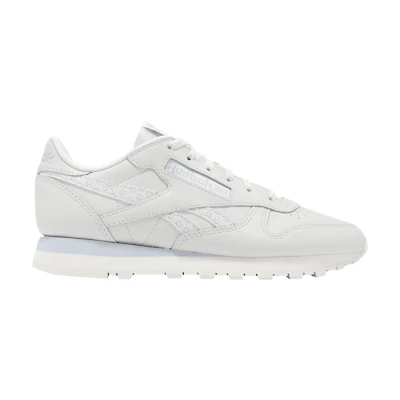 (W) Reebok Classic Leather 'Floral Logo - Grey Pale Blue'