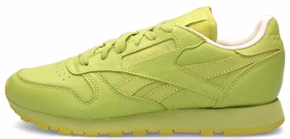 (Women) Reebok Classic Leather 'Fluorescent Green' V69387 (Women) Reebok Classic Leather 'Fluorescent Green' V69387