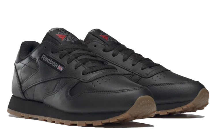 (W) Reebok Classic Leather 'Intense Black Gum' 圖 3