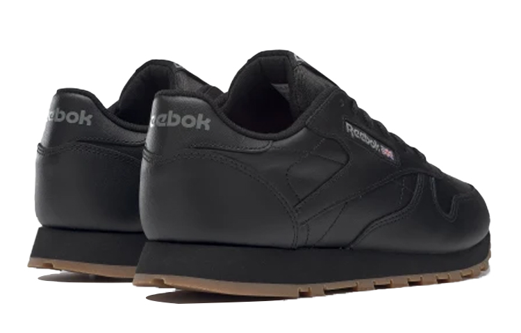 (W) Reebok Classic Leather 'Intense Black Gum' 圖 4