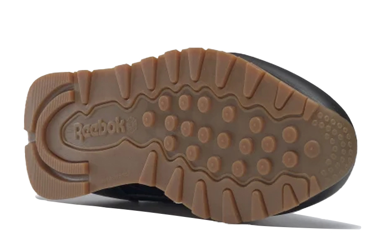 (W) Reebok Classic Leather 'Intense Black Gum' 圖 6