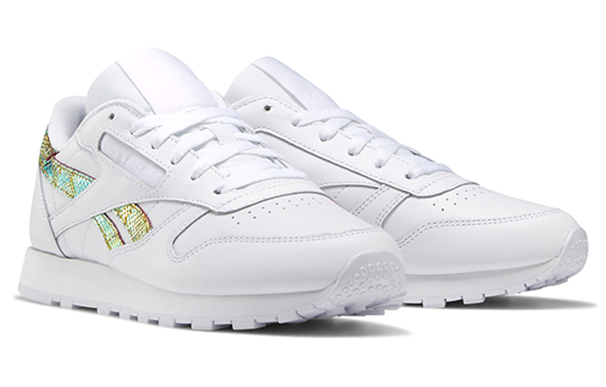 Lookbook (女性) Reebok 經典皮革‘虹彩蛇紋條紋’ FV1083