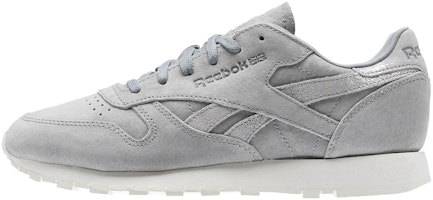 (Women) Reebok Classic Leather 'Light Grey Shimmer' BS9864 (Women) Reebok Classic Leather 'Light Grey Shimmer' BS9864