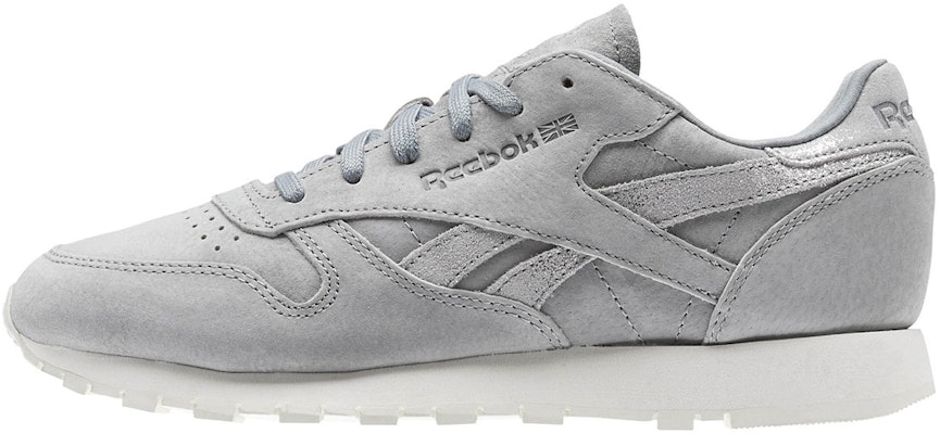 (Women) Reebok Classic Leather 'Light Grey Shimmer' BS9864 Buy (Women) Reebok Classic Leather 'Light Grey Shimmer' BS9864