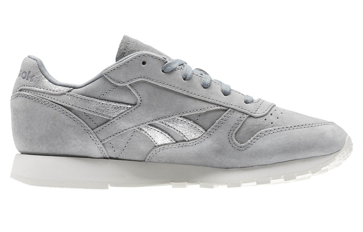 (W) Reebok Classic Leather 'Light Grey Shimmer' 圖 2