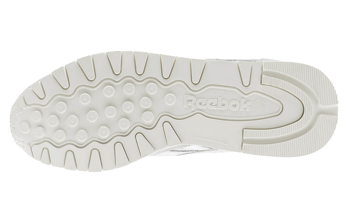 (W) Reebok Classic Leather 'Light Grey Shimmer' 圖 6