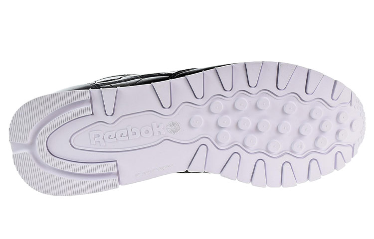 Details for Reebok 經典皮革 PP 珍珠漆皮 減震防滑 低幫休閒運動鞋 女款 黑色