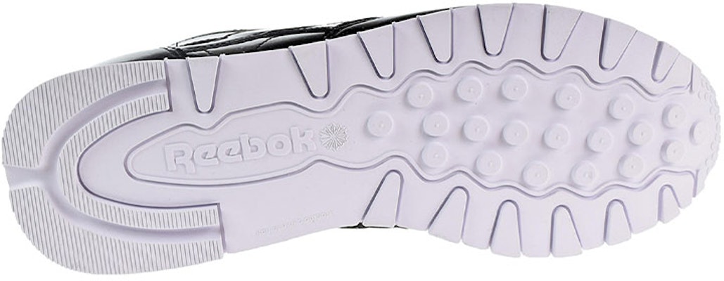 Reebok 經典皮革 PP 珍珠漆皮 減震防滑 低幫休閒運動鞋 女款 黑色 Details for Reebok 經典皮革 PP 珍珠漆皮 減震防滑 低幫休閒運動鞋 女款 黑色