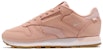 (W) Reebok Classic Leather 'Rose Classicoud' Kulit Klasik Mawar DV5236