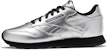 (W) Reebok Classic Leather 'Perak Metalik Hitam' EF9500