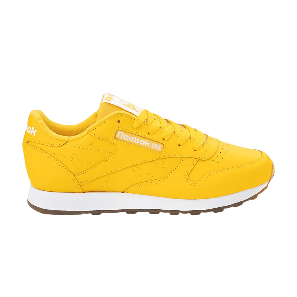 (Women) Reebok Classic Leather 'Toxic Yellow Gum'  FX0401