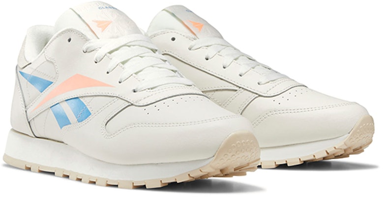 (W) Kasut Kasual Sukan Kulit Reebok Klasik 'Putih Biru' DV8500 Lookbook (W) Kasut Kasual Sukan Kulit Reebok Klasik 'Putih Biru' DV8500