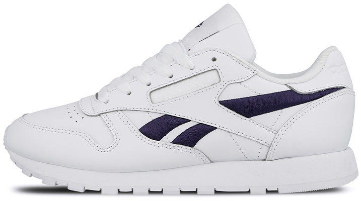 (Women) Reebok Classic Leather Low-Top Sneakers White/Blue DV8170 Buy (Women) Reebok Classic Leather Low-Top Sneakers White/Blue DV8170