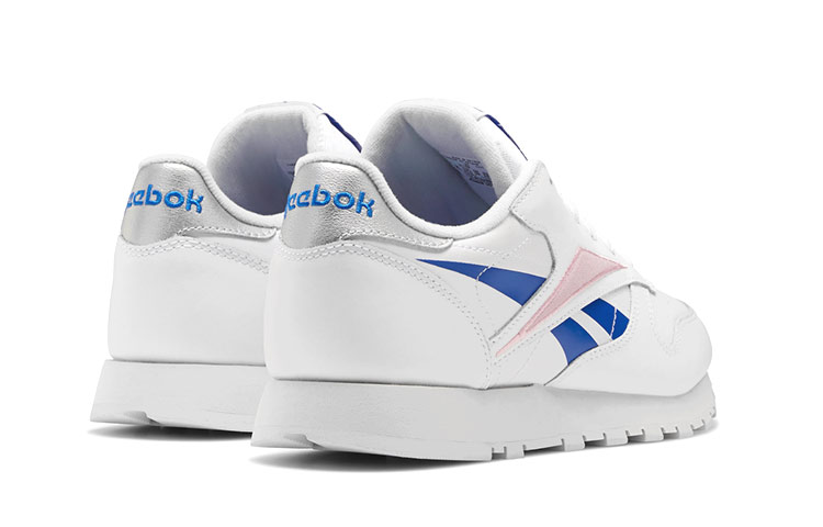 (W) Reebok Classic Leather 'White Blue Pink' 圖 5