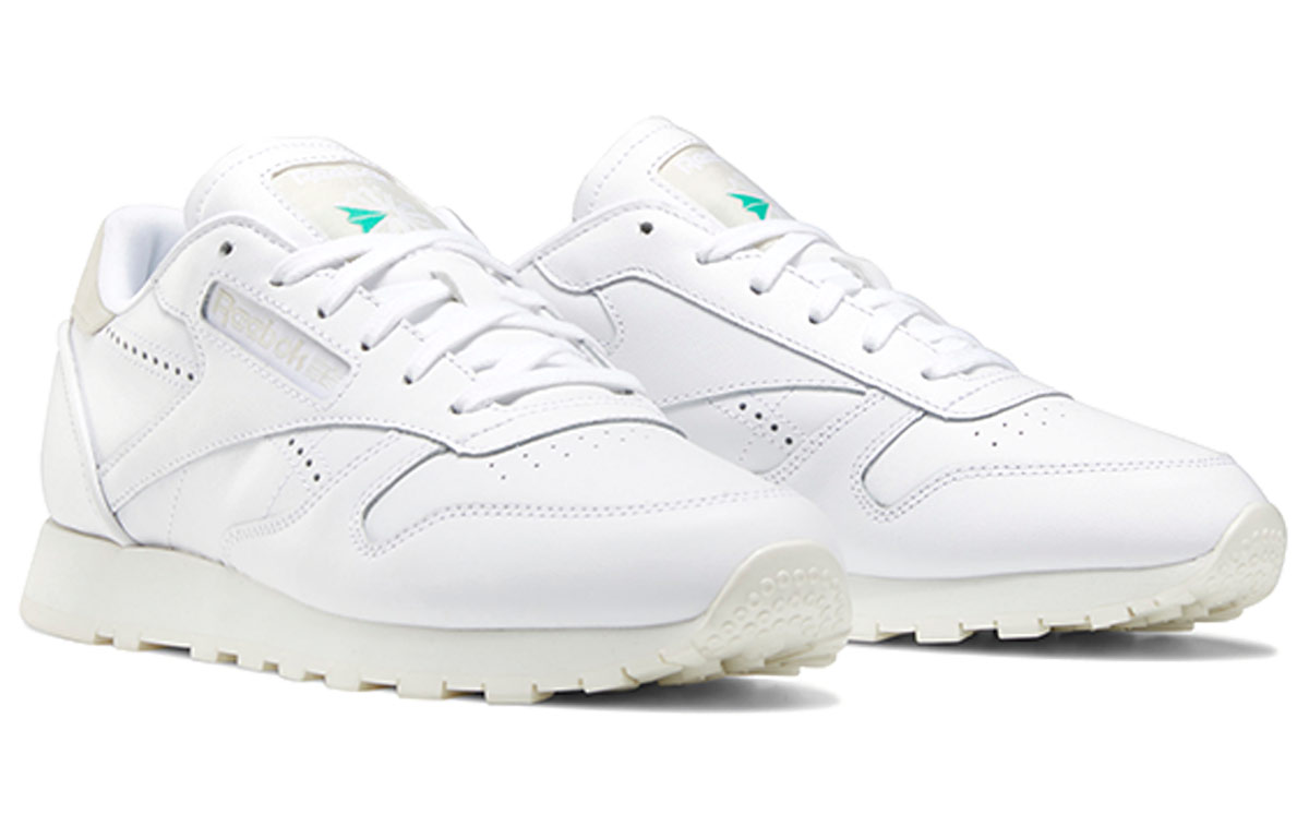 (W) Reebok Classic Leather 'White Green' 圖 3