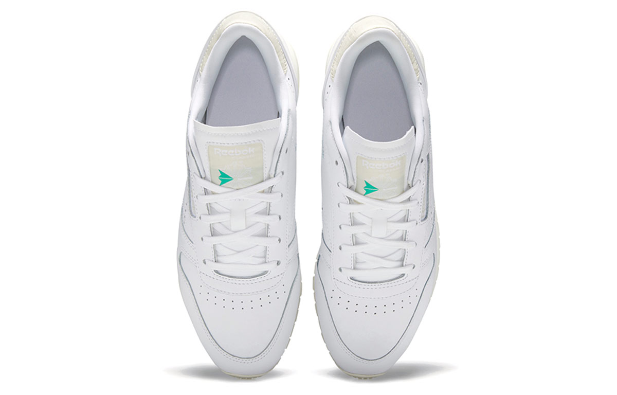 (W) Reebok Classic Leather 'White Green' 圖 4
