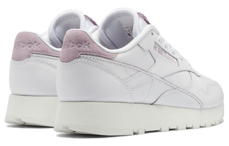 (W) Reebok Classic Leather 'White Infused Lilac' 圖 4