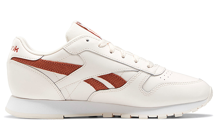 (W) Reebok Classic Leather Sports Casual Shoes 'White Orange' 圖 2