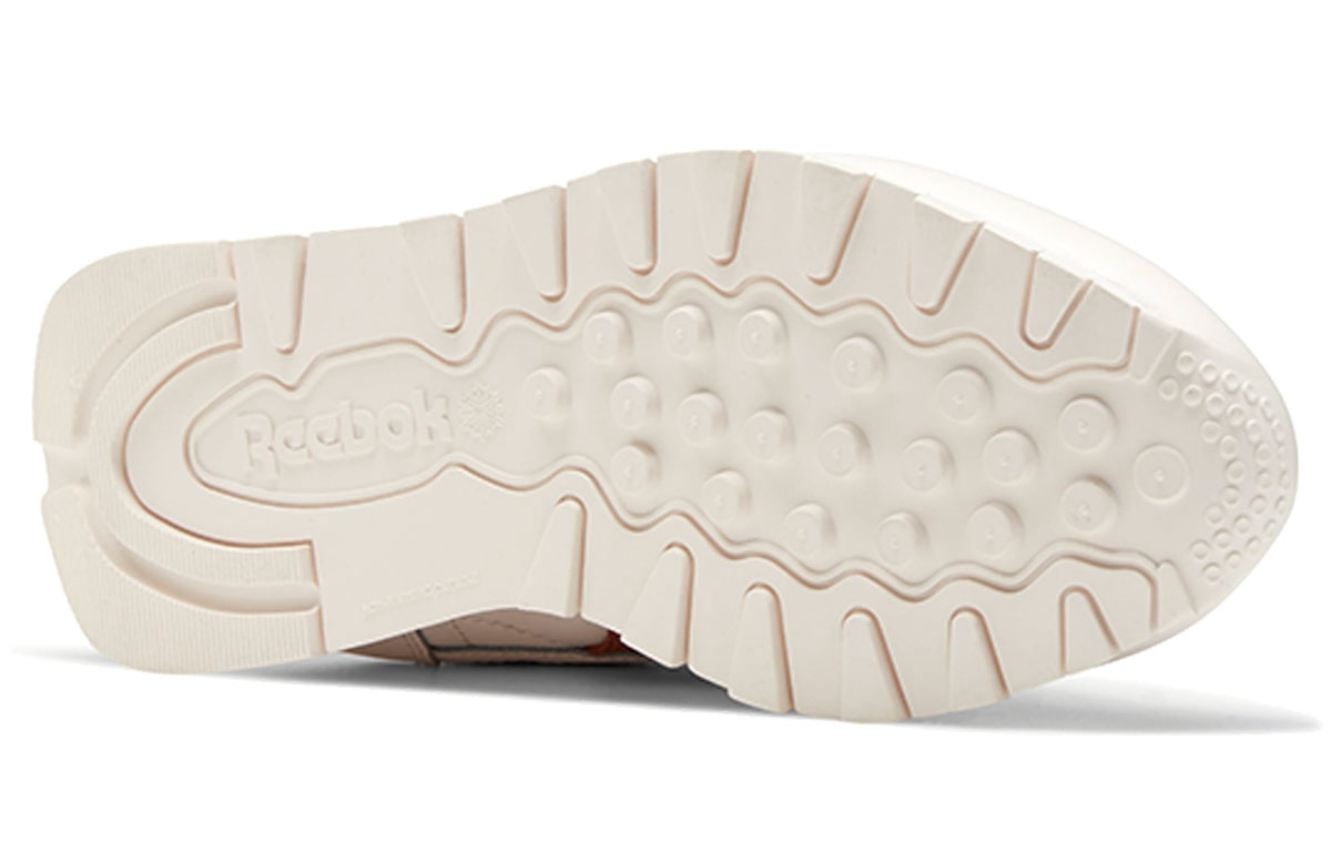 (W) Reebok Classic Leather Sports Casual Shoes 'White Orange' 圖 6