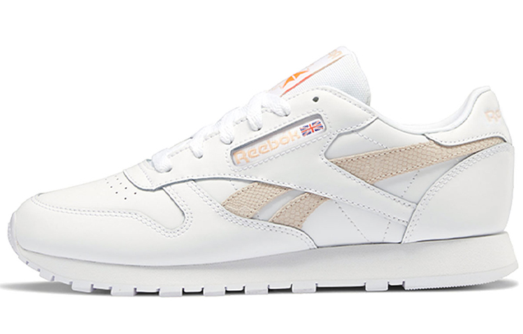 (W) Reebok Classic Leather 'White Orange Pink'
