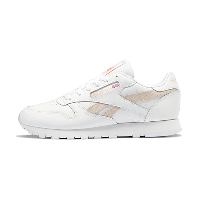 (W) Reebok Classic Leather 'White Orange Pink'