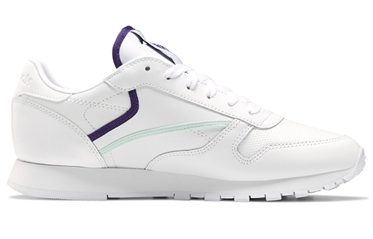 (W) Reebok Classic Leather 'White Purple' 圖 2