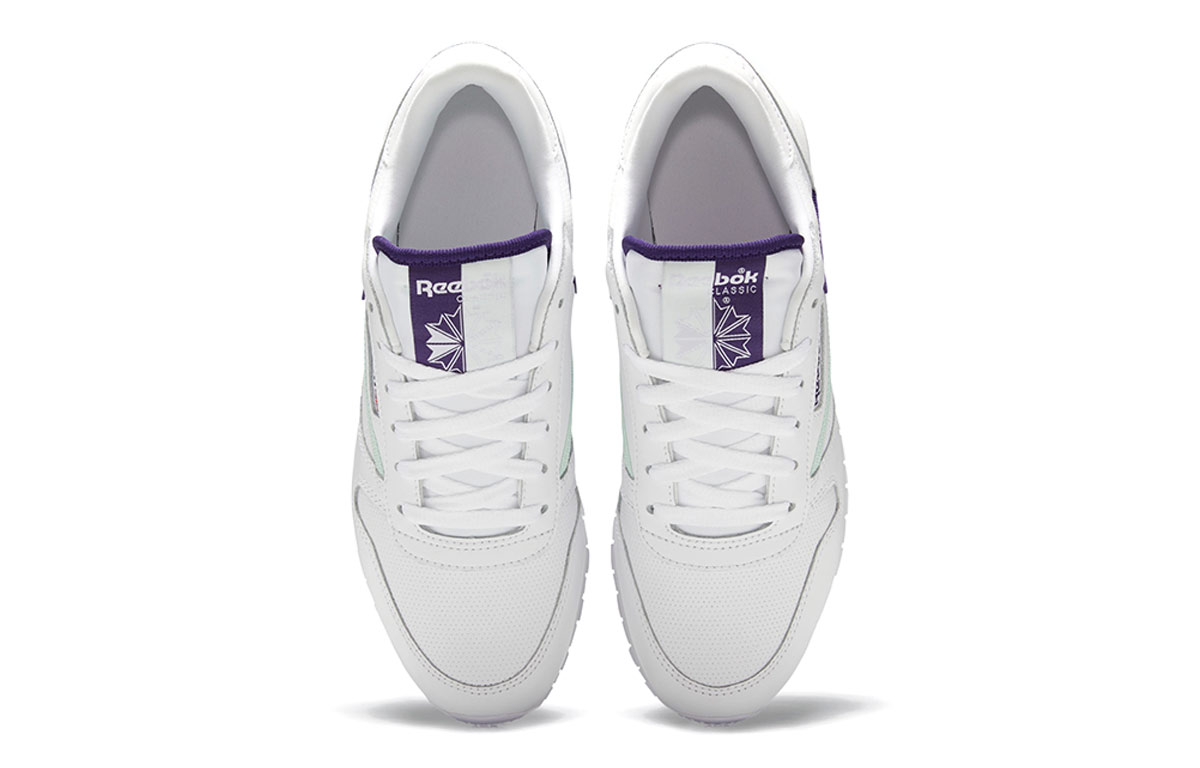 (W) Reebok Classic Leather 'White Purple' 圖 5