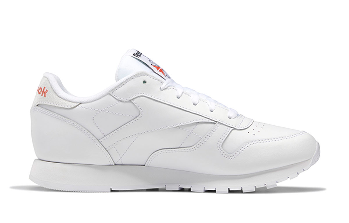 (W) Reebok Classic Leather 'Black White Red' 圖 2