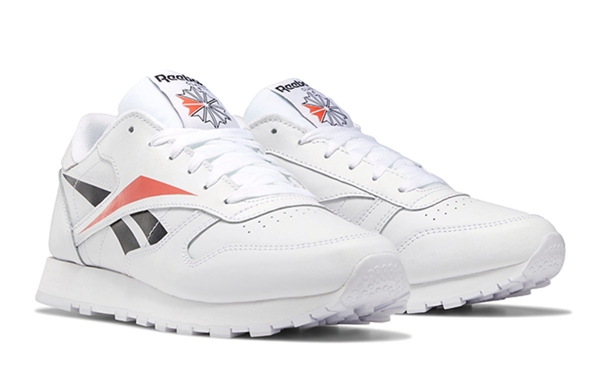 (W) Reebok Classic Leather 'Black White Red' 圖 3