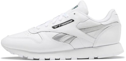 (Women) Reebok Classic Leather 'White Silver Metallic' EF3267 (Women) Reebok Classic Leather 'White Silver Metallic' EF3267