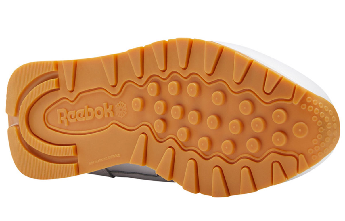 (W) Reebok Classic Leather Mark Shoes White/Yellow/Red 圖 6